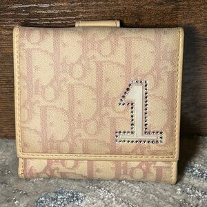 300. Christian Dior "No. 1" trifold wallet w/coa